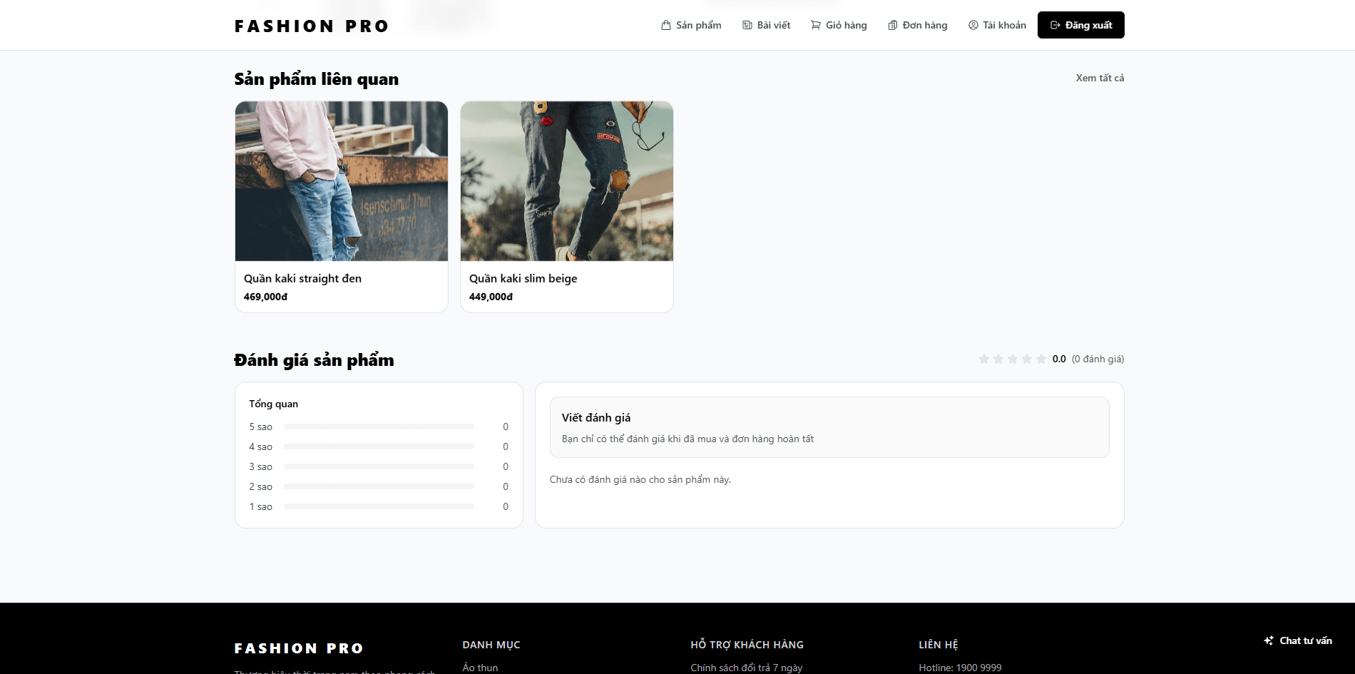 Đồ án website bán quần áo thời trang tích hợp Chatbot AI và thanh toán VNPay thumbnail 4